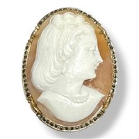 Broche Mandile 1922 Femme Cammei antichi in Argent Conchiglia 2MSPCM45